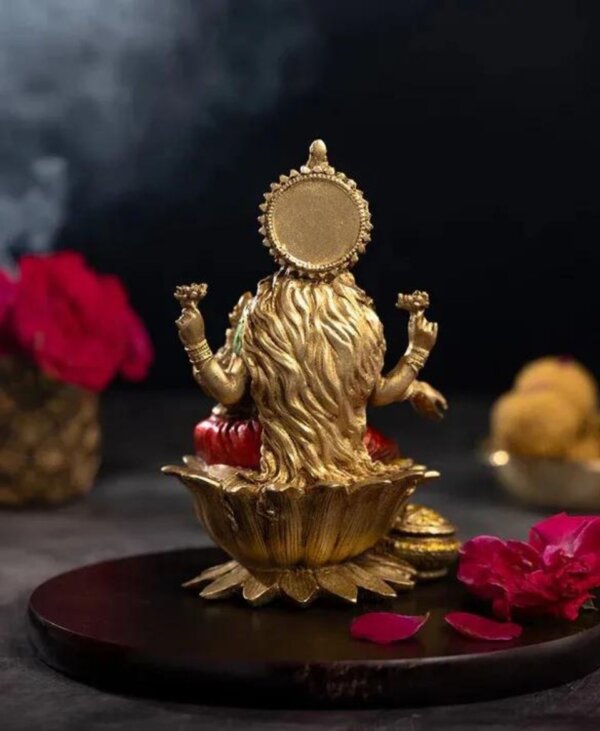 Lakshmi Mata Idol Top Quality No.1 Sit Lotus Beautiful