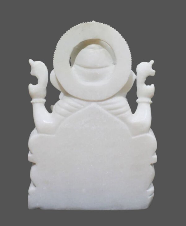 Marble Ganesh Statue Sitting 15 inch Best Quality