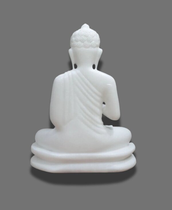 Buddha Statue Makrana Marble 15-Inch Peaceful Home decor