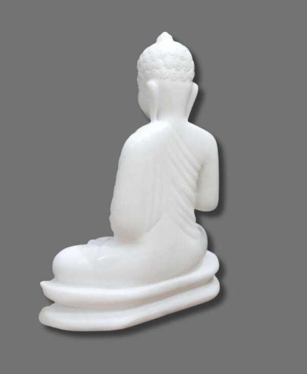 Buddha Statue Makrana Marble 15-Inch Peaceful Home decor